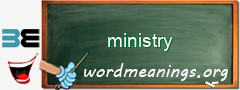 WordMeaning blackboard for ministry